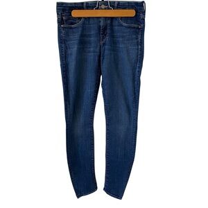 Mother The Looker Skinny Jeans Clean Sweep Dark Wash Women's Size